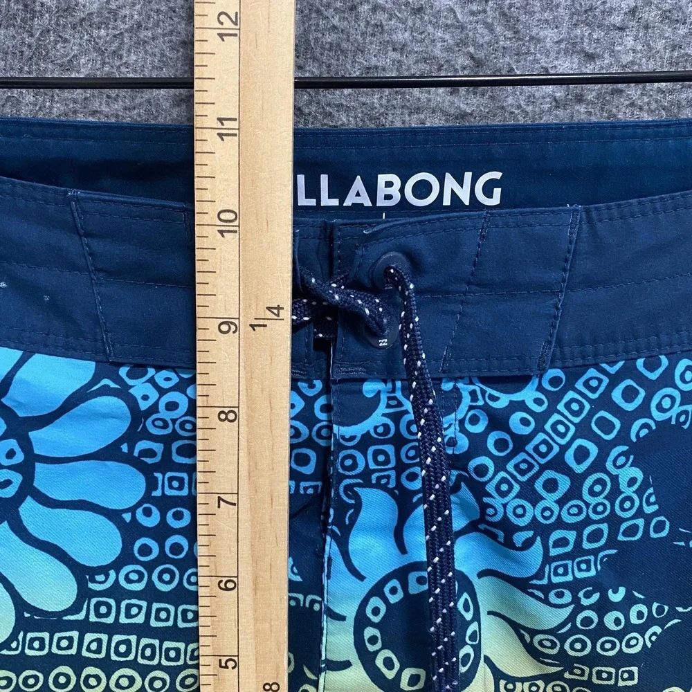 Billabong Airlite Board Shorts Mens 31 Blue‎ Floral Quick Dry Surf Beach Resort